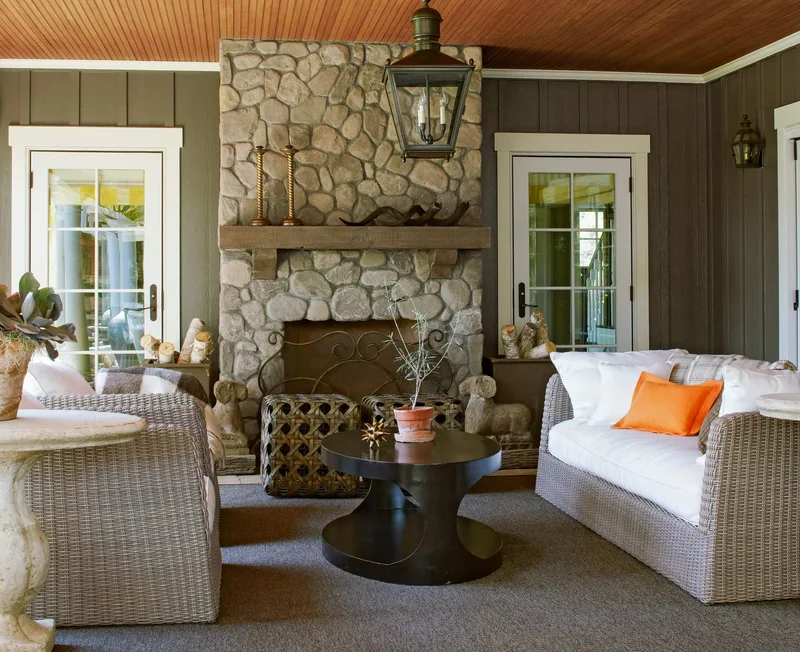 39 Outdoor Fireplace Designs for Your Cozy Retreat Space 27 Warm and Inviting Outdoor Fireplace