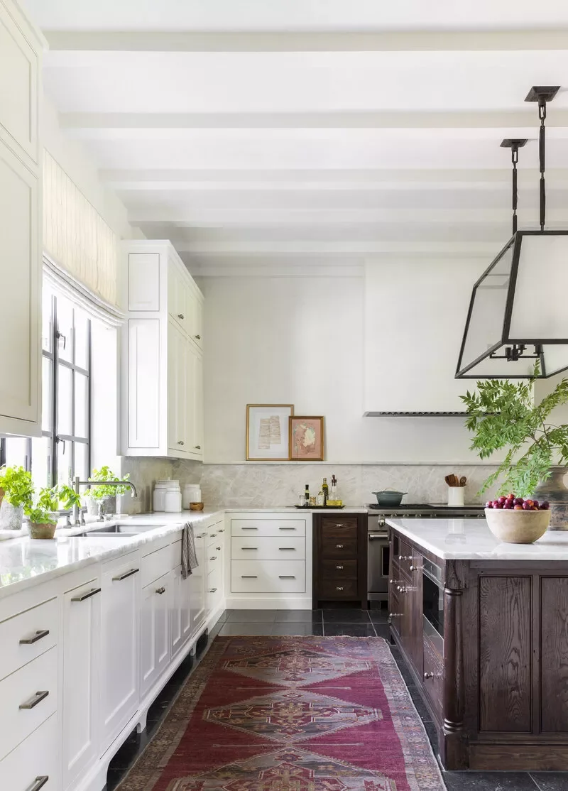 54 Kitchen Decor Ideas Across Multiple Styles to Make Yours 19 Warm the Floor With a Rug