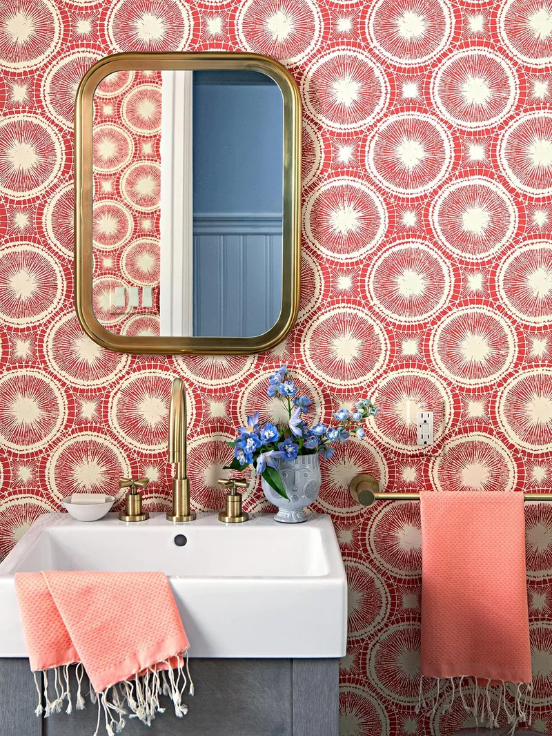 21 Beautiful Bathroom Backsplash Designs for Any Decor 6 Waterproof Wallpaper for Bathrooms