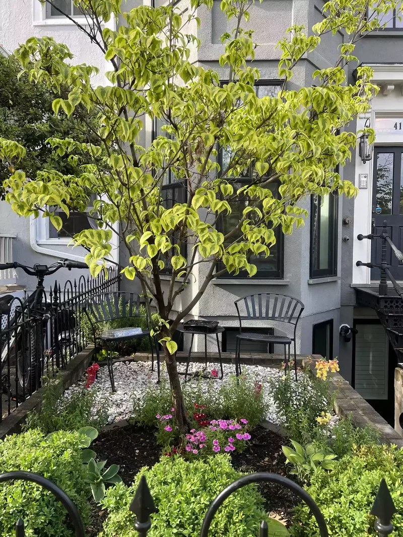 82 Stunning Front Yard Landscaping Ideas to Try This Spring 20 Welcoming Small Seating Area