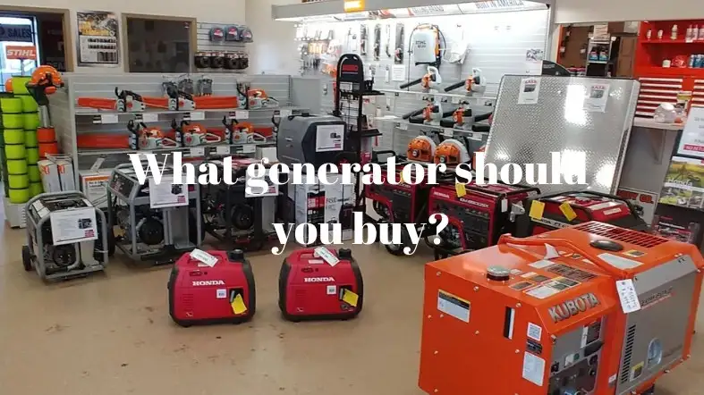 What Generator Should You Buy