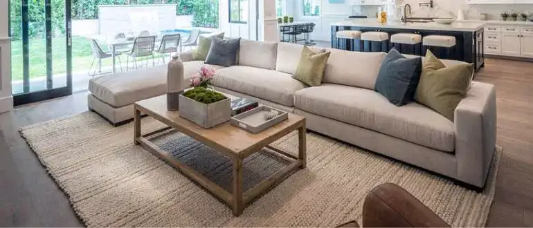 What Size Area Rug For Open Concept Living Room?