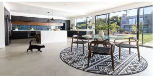 What Size Rug For A Round Table That Seats 4