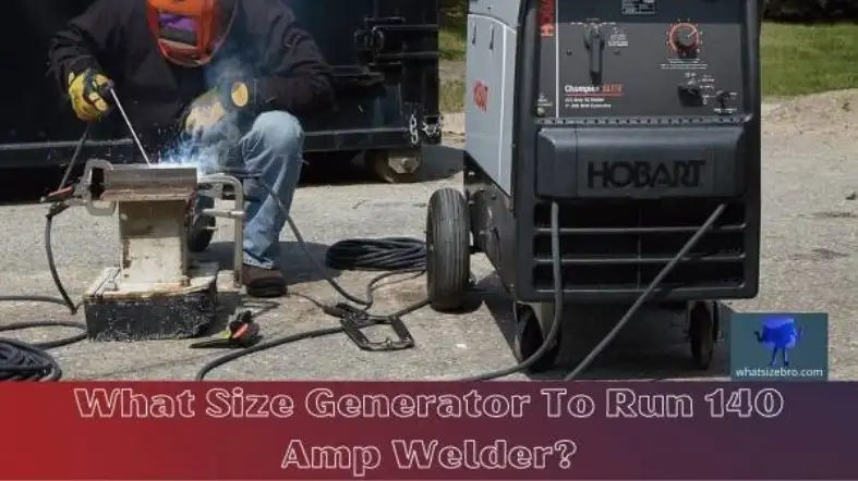 What size generator to run a 140 amp welder