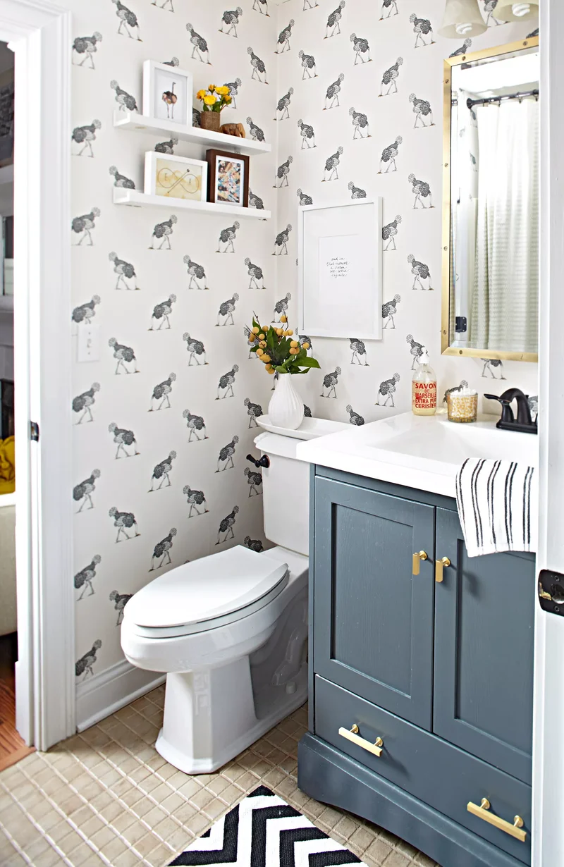 51 Stunning and Inspired Bathroom Wall Decoration Ideas 41 Whimsical Bathroom Wall Decor