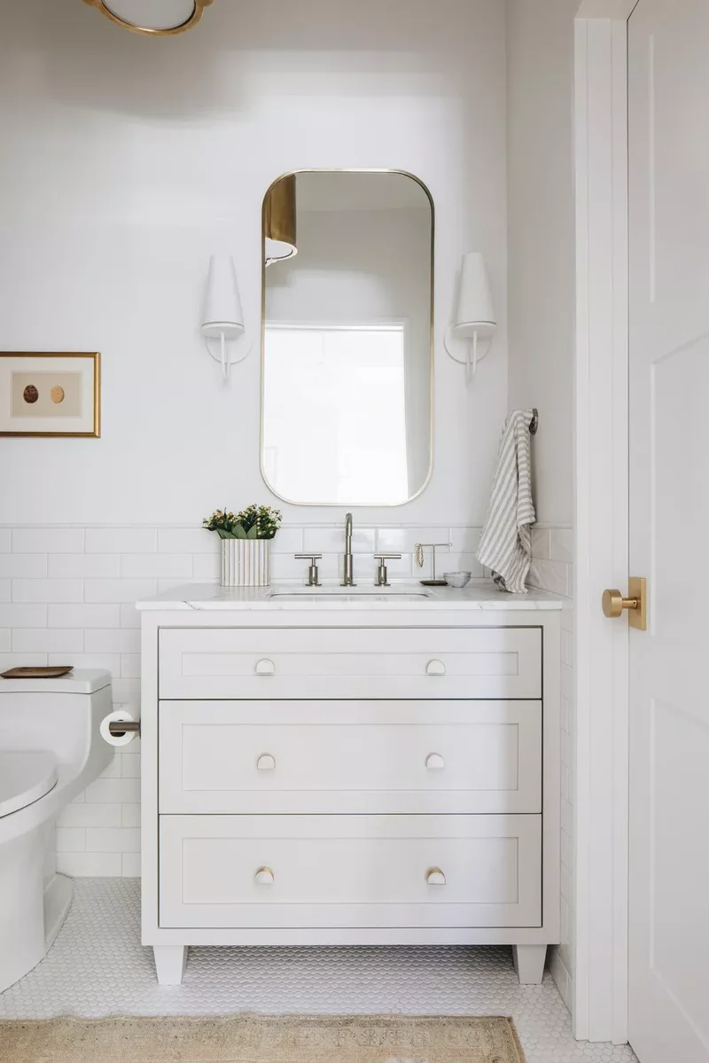 White Bathroom Vanity