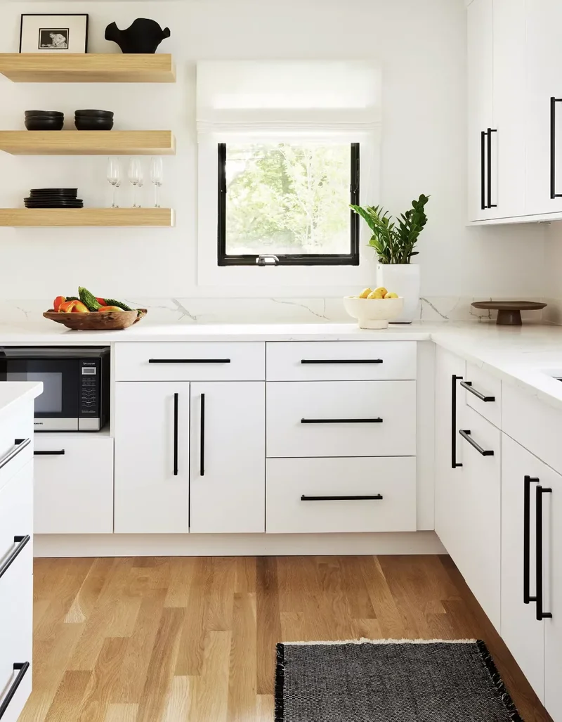 White Contemporary Kitchen
