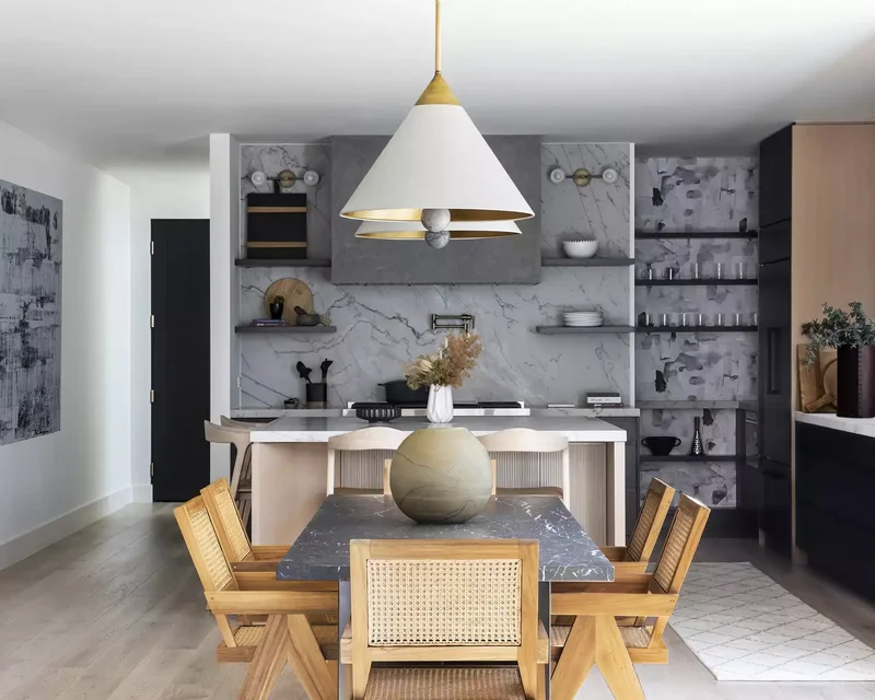 31 Kitchen Color Schemes for Every Style to Transform Your Space 18 White + Gray