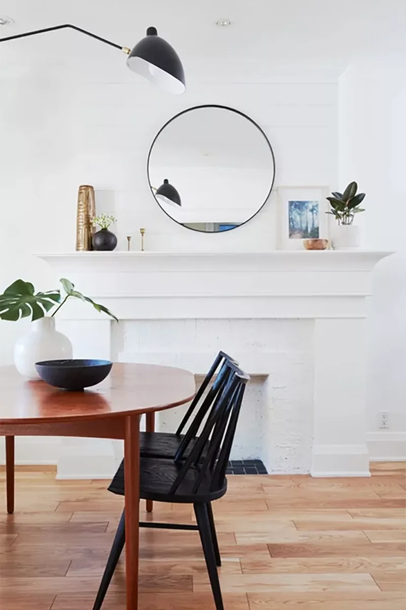 42 White Brick Fireplace Ideas to Modernize Your Living Space 3 White Grout