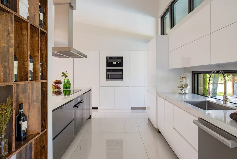 White Kitchen Flooring