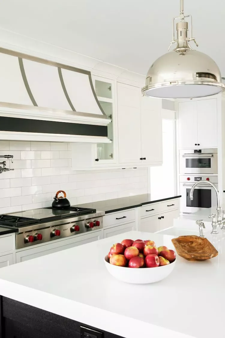 White with Silver Accents