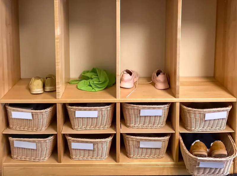 20 Clever Garage Shoe Storage Solutions to Try Today 20 Wicker Baskets