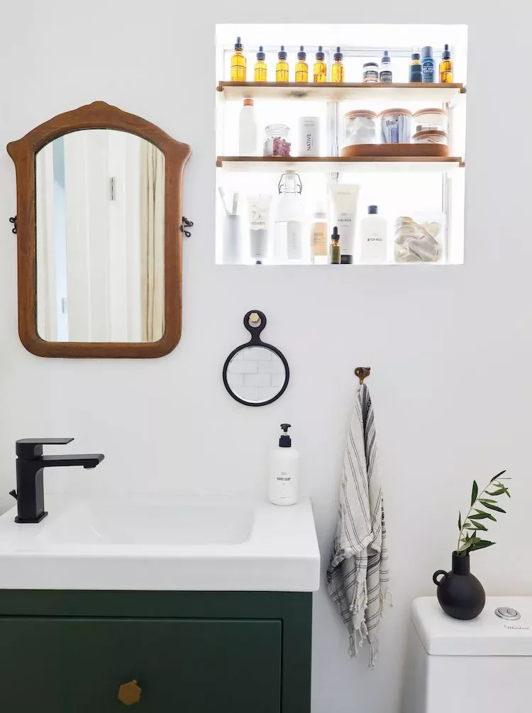102 Beautiful Bathroom Design Ideas You'll Love to Recreate 77 Window Shelves