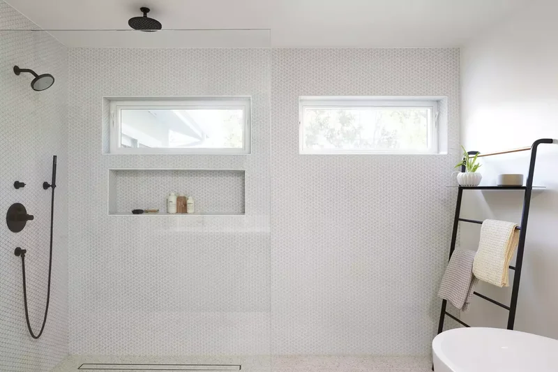 25 Stylish Shower Niche Ideas to Store Essentials Beautifully 21 Window-Sized Niche
