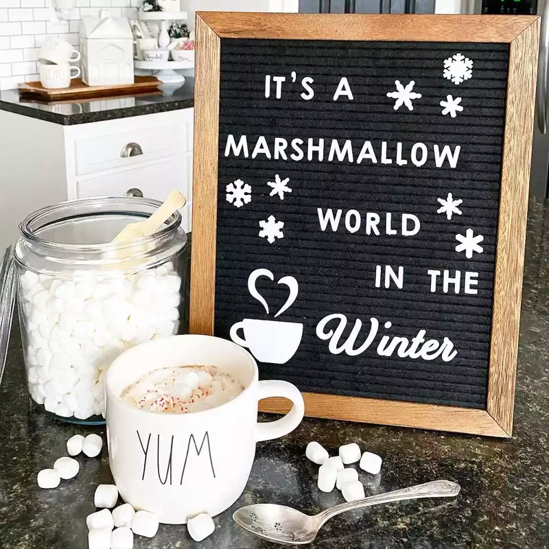 Winter Letter Board