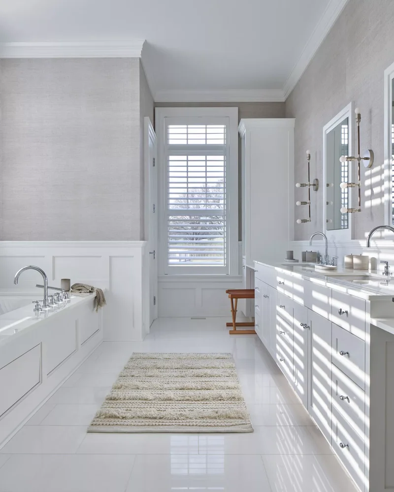 Wood-Paneled Bathtub