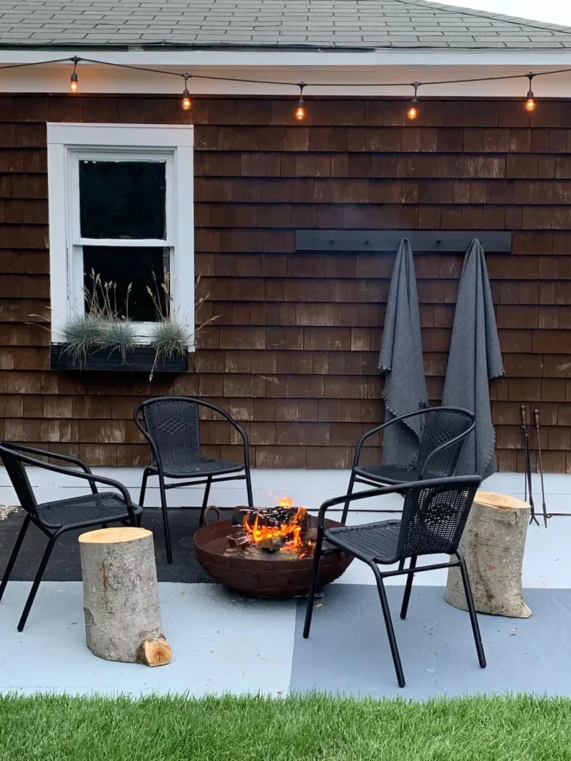 Wood Stump Side Tables