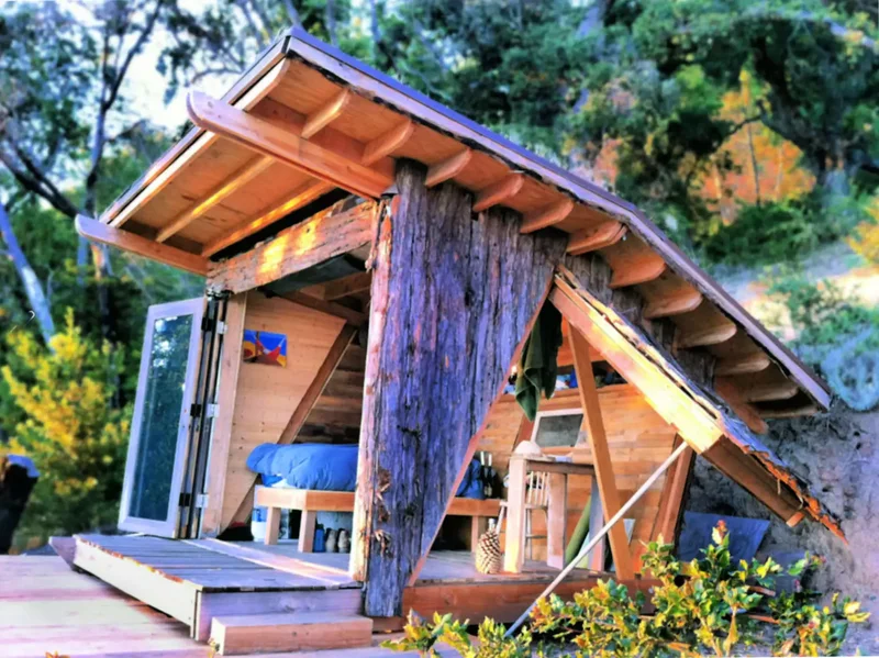 Wooden Hawk House