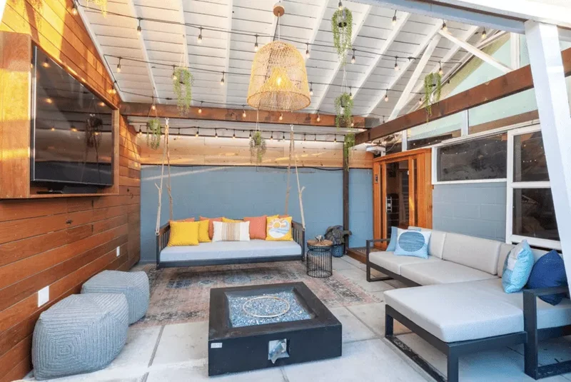 66 Beautiful Patio Landscaping Ideas for Your Outdoor Space 10 Work With a Concrete Slab