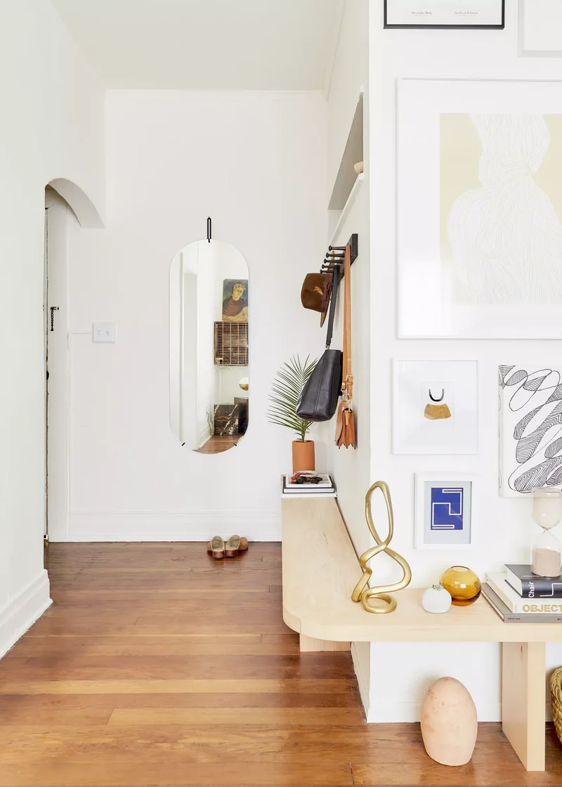 28 Beautiful Entryway Bench Ideas That Welcome Your Guests 15 Wrap-Around Bench