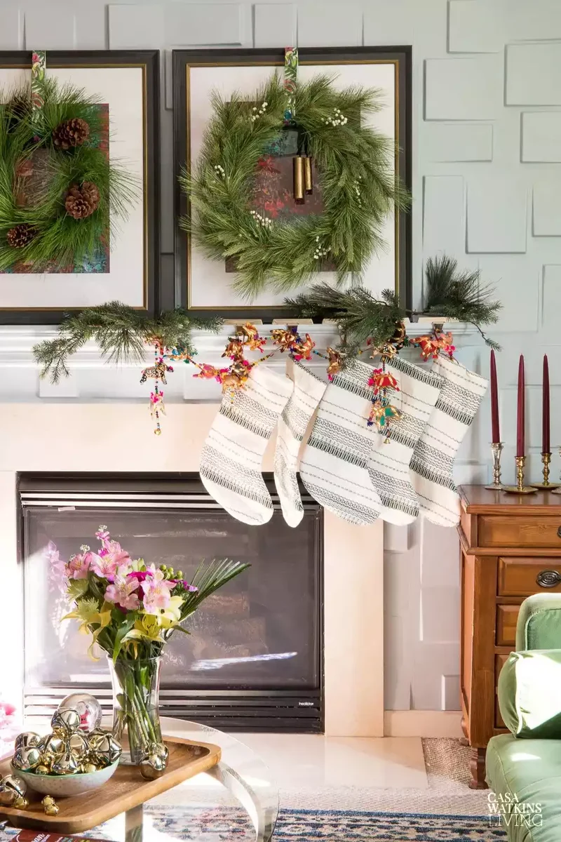 Wreaths on Picture Frames