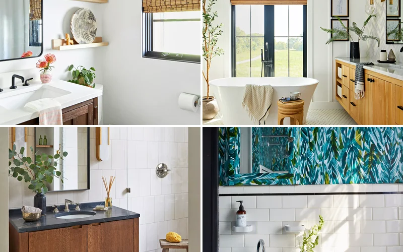 51 Stunning and Inspired Bathroom Wall Decoration Ideas