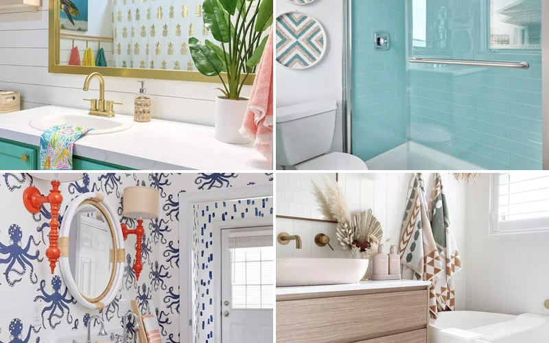 30 Beach-Inspired Bathroom Designs to Bring Coastal Vibes Home
