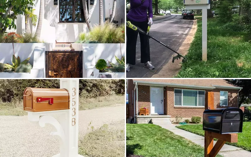 27 Mailbox Post Ideas That’ll Boost Your Curb Appeal