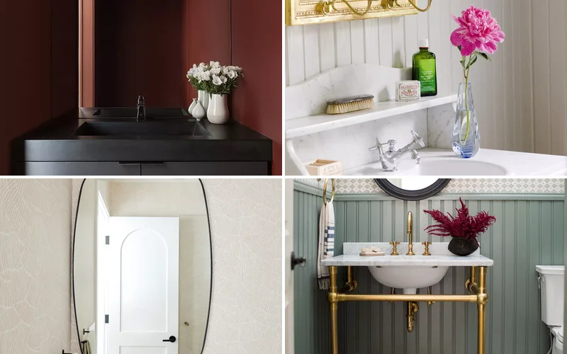 43 Beautiful Powder Room Ideas to Transform Your Half Bath