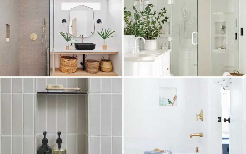 25 Stylish Shower Niche Ideas to Store Essentials Beautifully