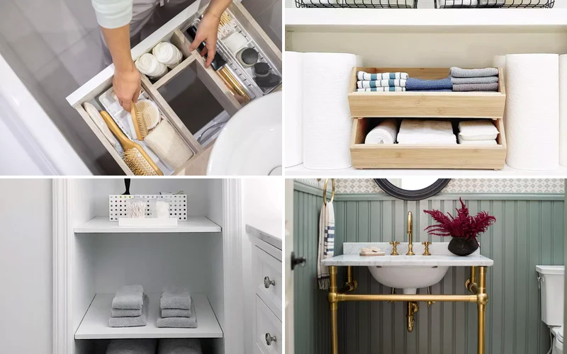 32 Clever and Beautiful Towel Storage Solutions